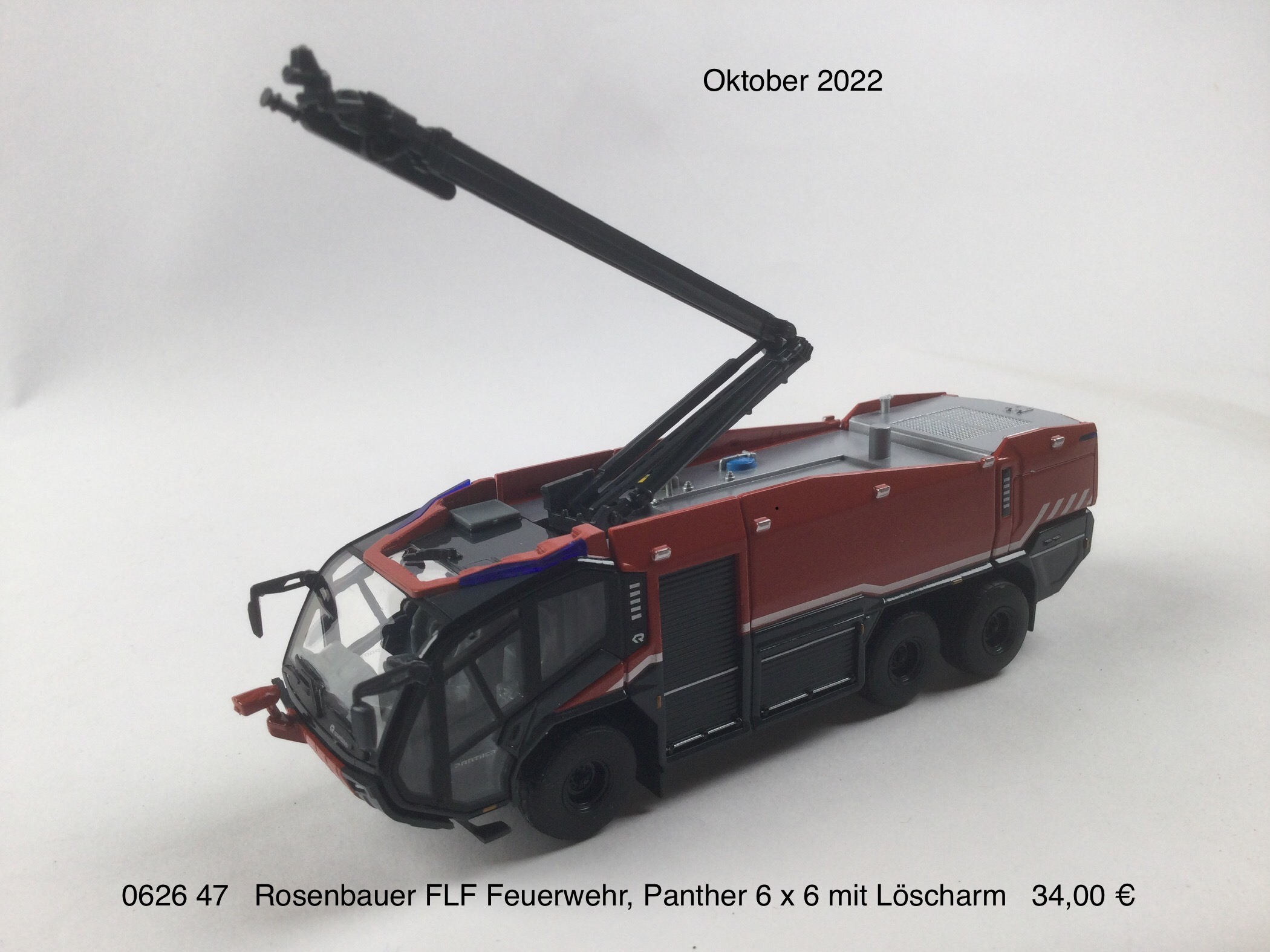 Rosenbauer FLF Feuerwehr"Panther 6x6 mit Löscharm"