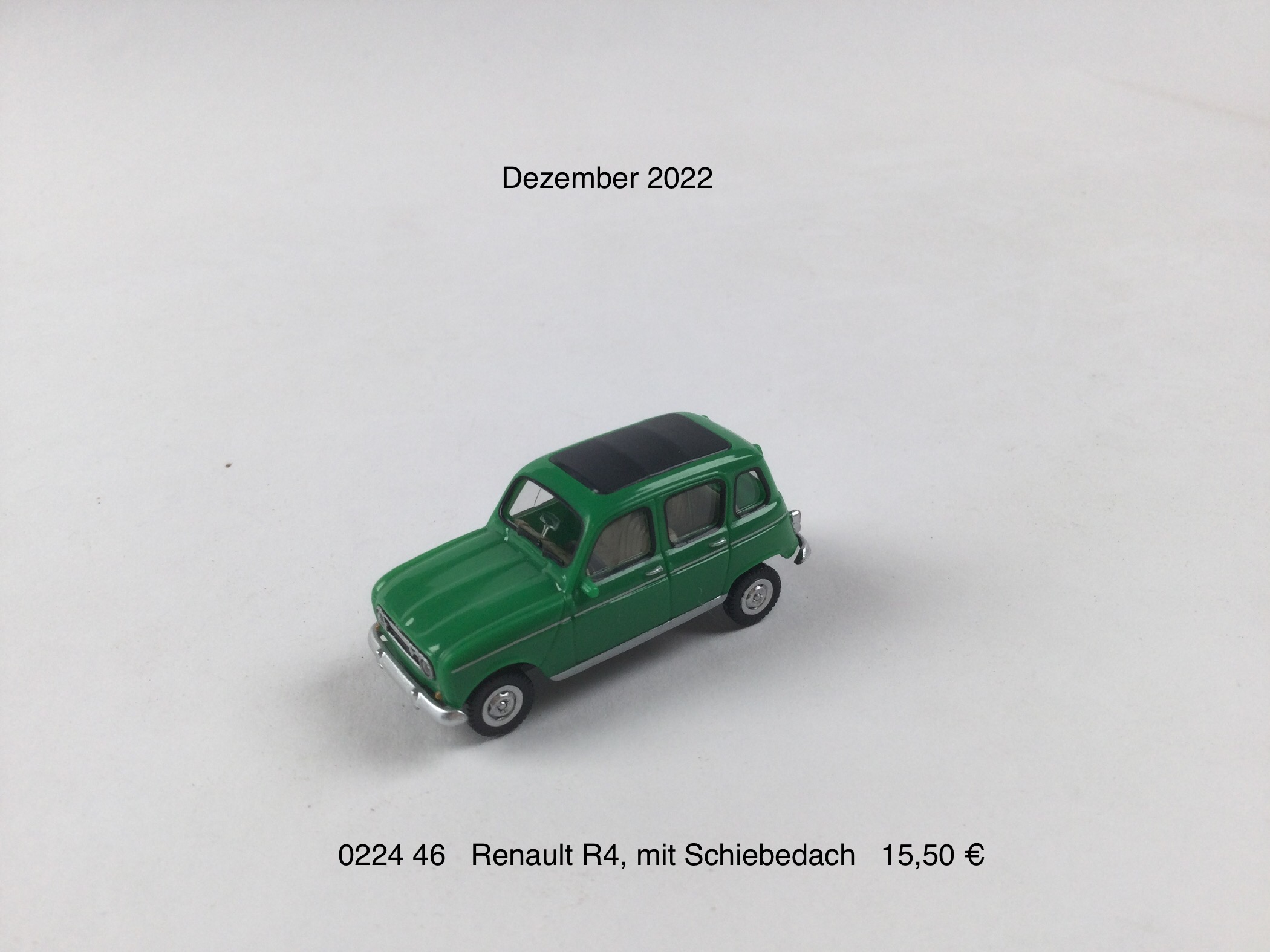 Renault R4 mit Faltdach "grün"