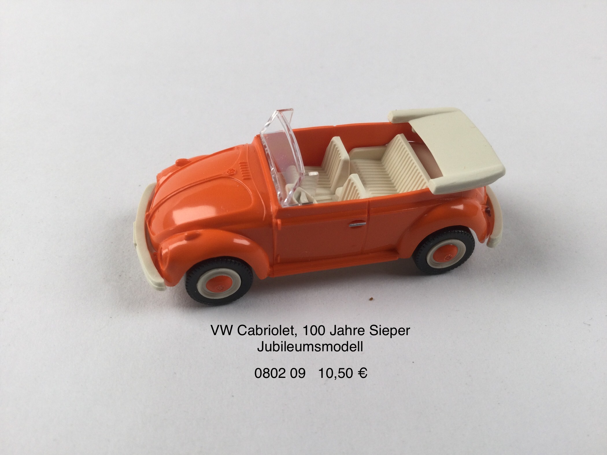 VW Cabriolet, 100 Jahre Sieper Jubiläumsmodell