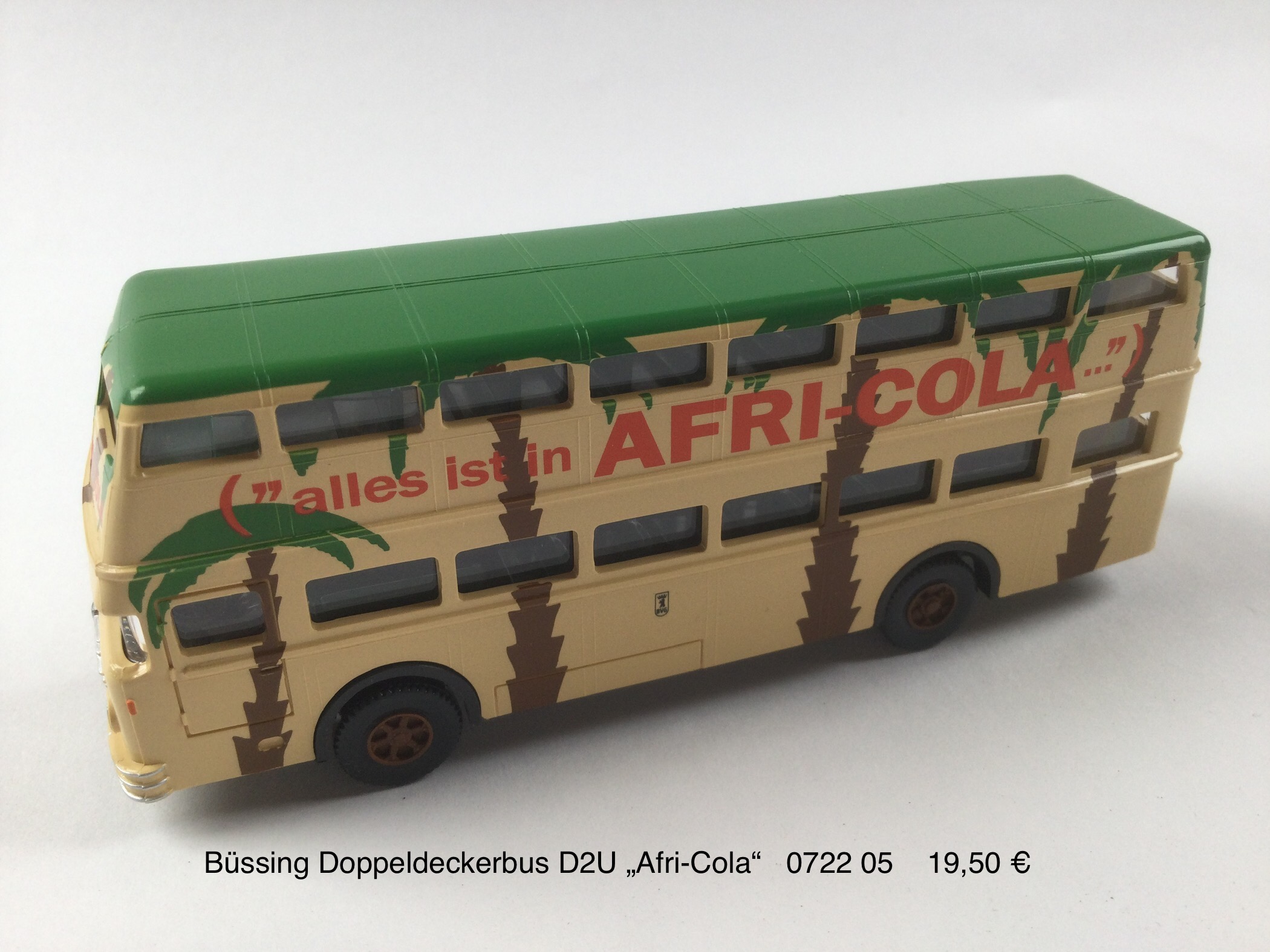 Büssing Doppeldeckerbus  D2U  "Afri Cola"