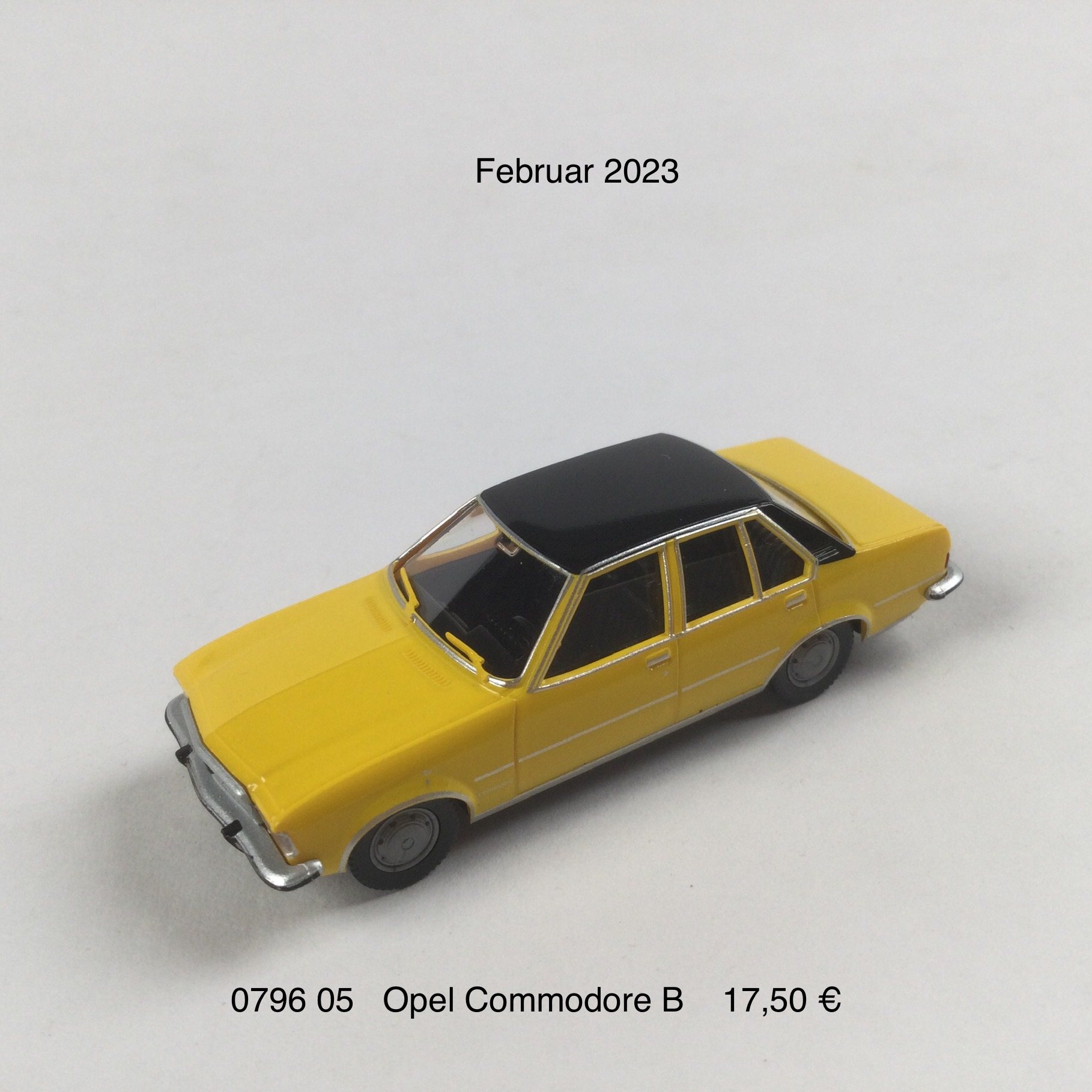 Opel Commodore B "verkehrsgelb"