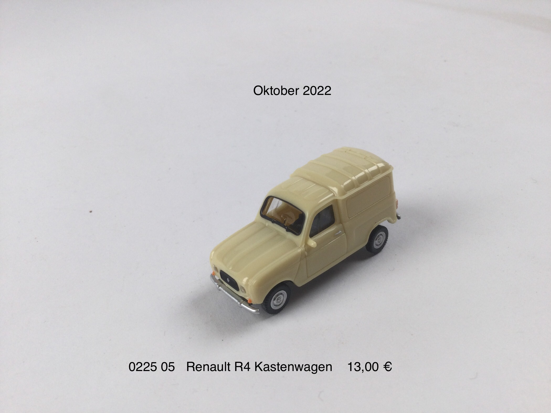 Renault R4 Kastenwagen "elfenbein"