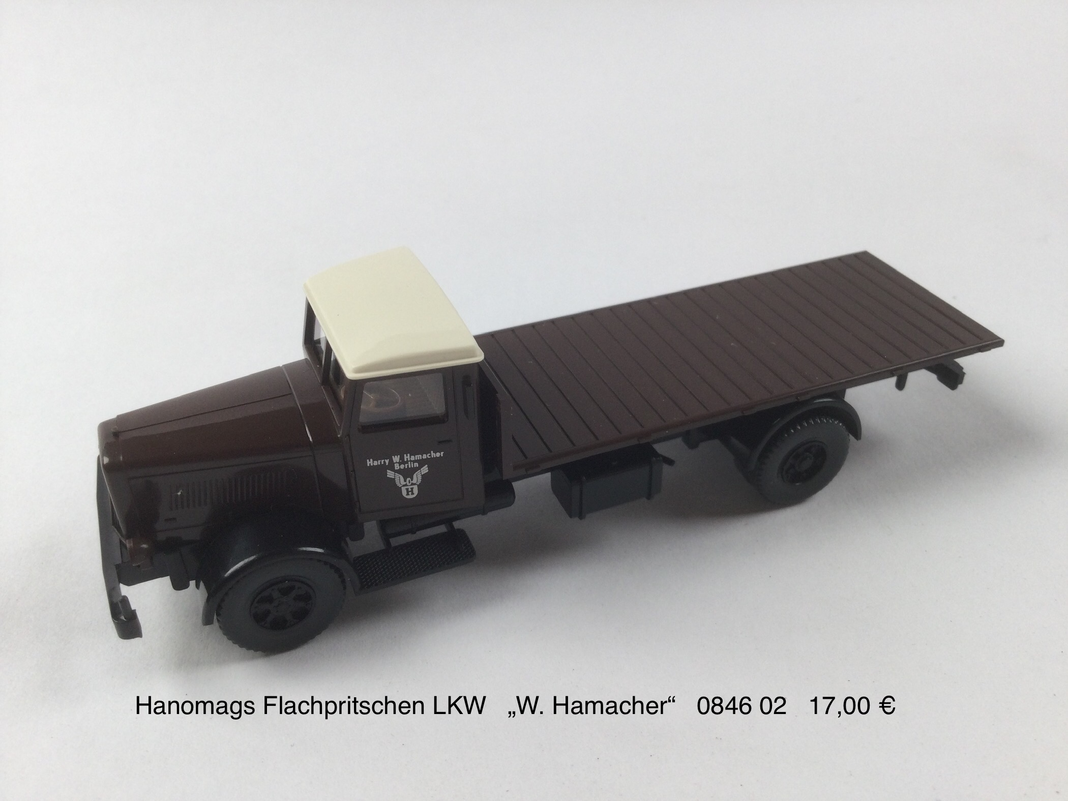 Hanomags Flachpritschen Lkw  "W.Hamacher"