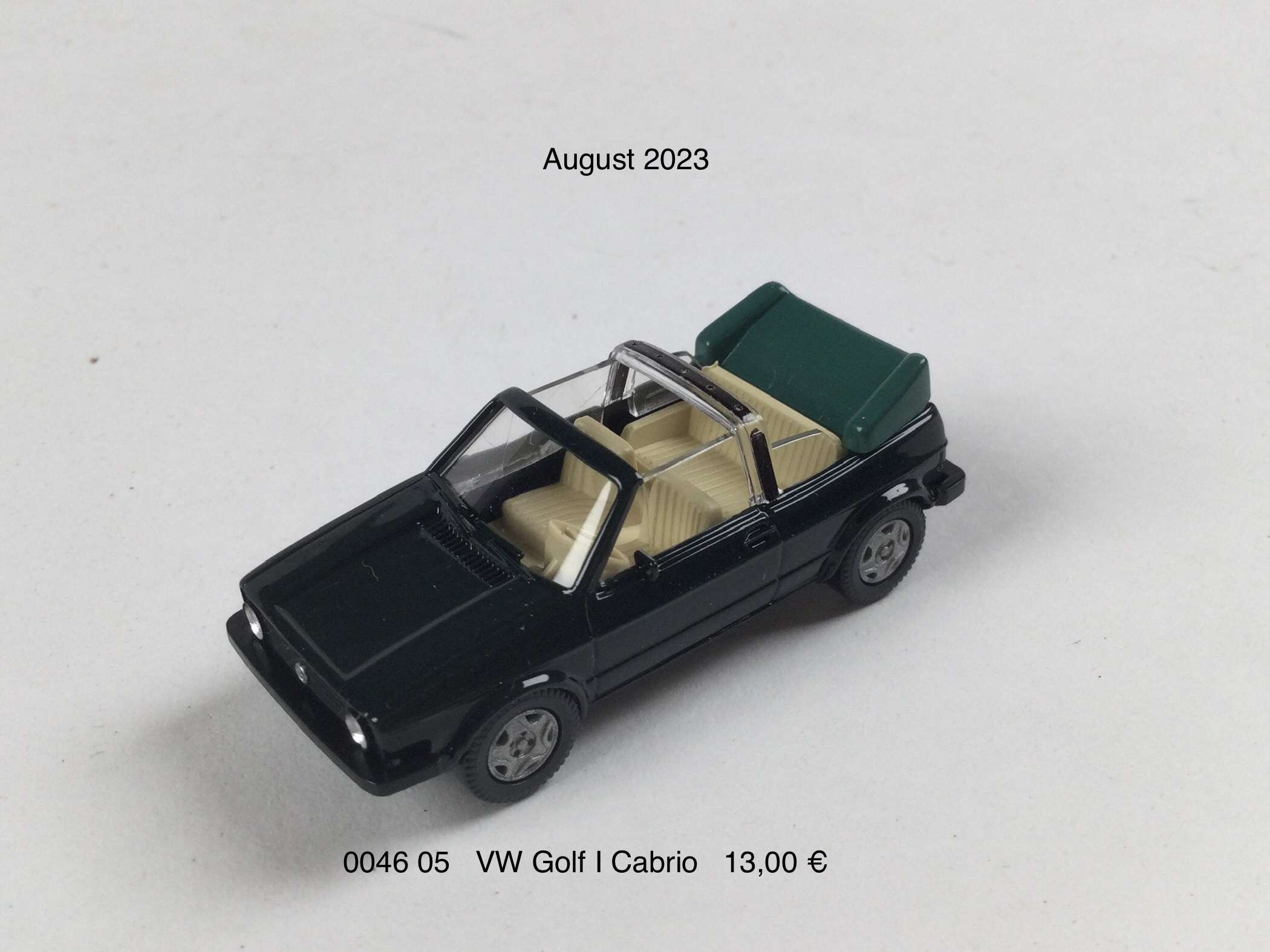 VW Golf l Cabrio "dunkelgrün"