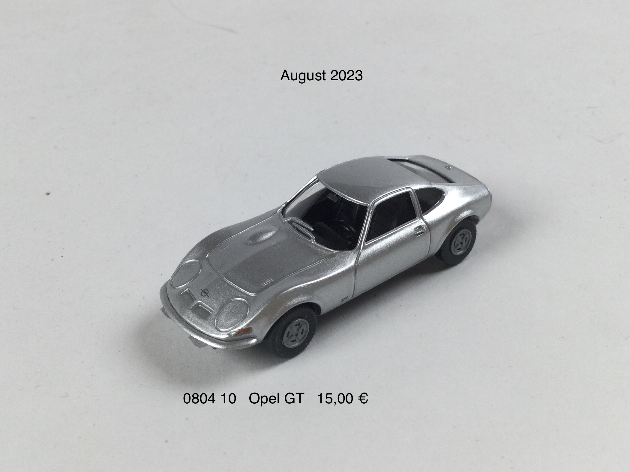Opel GT "silbermetallic"