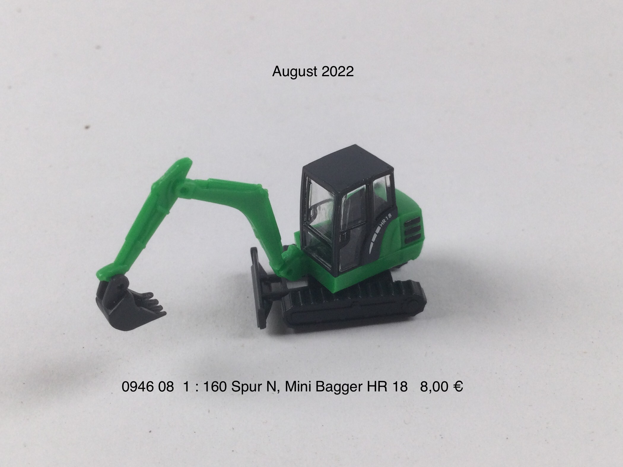 Mini Bagger HR 18 grün