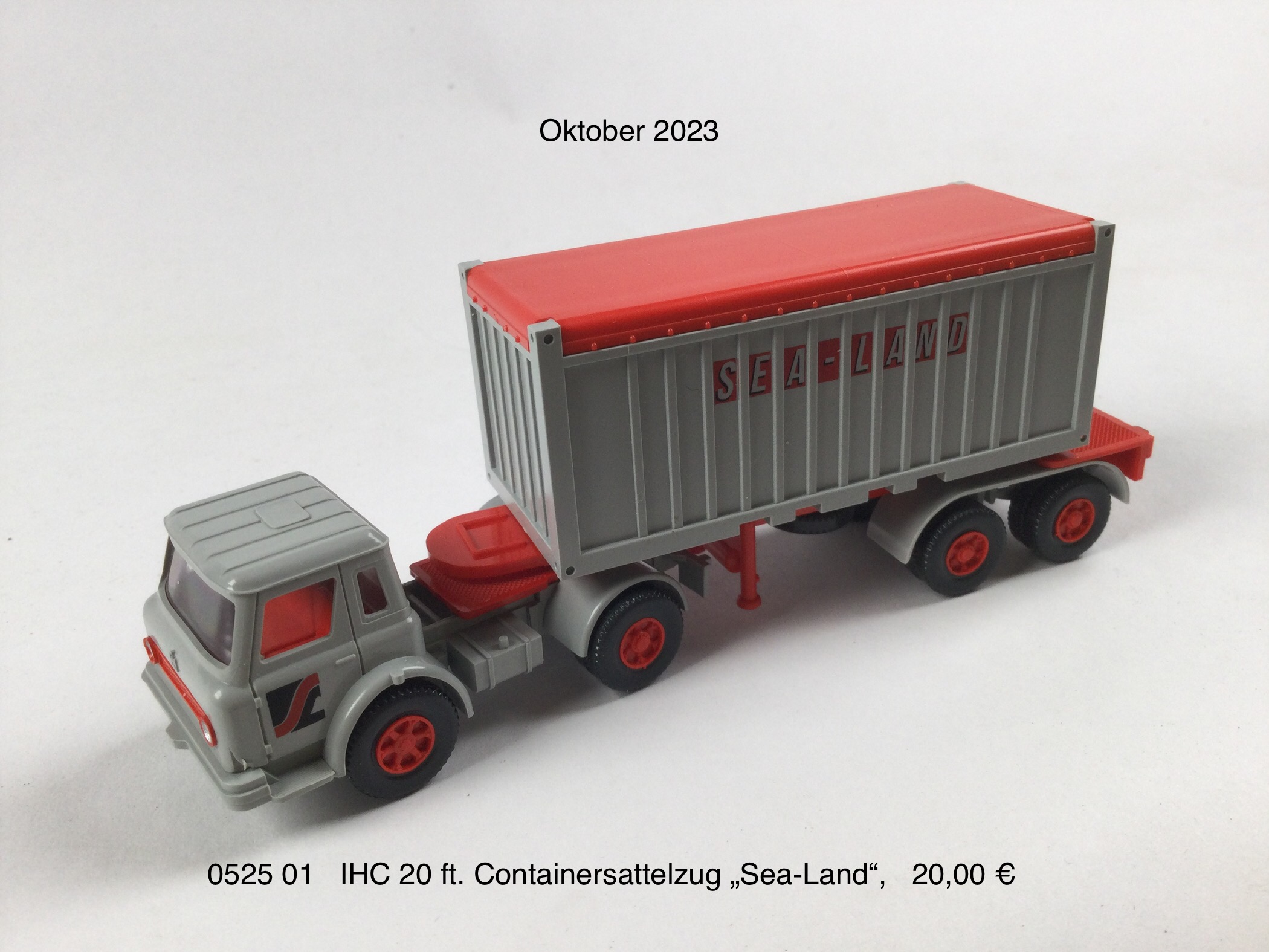IHC 20ft. Containersattelzug "Sealand"