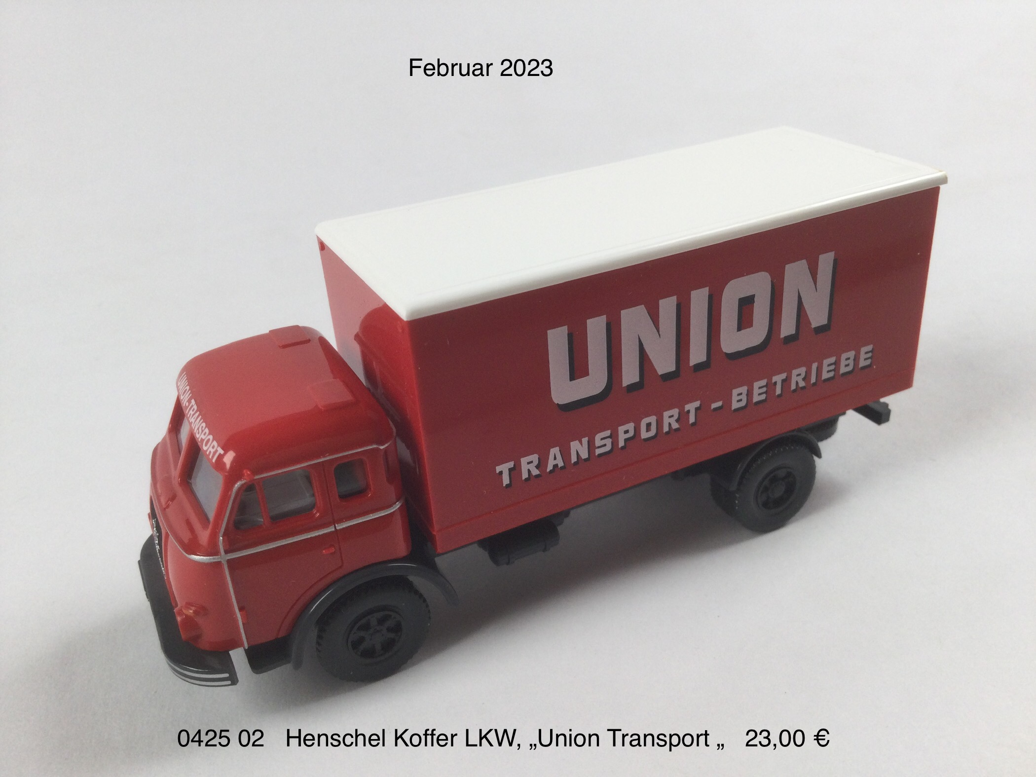 Henschel Koffer-Lkw "Union Transport"